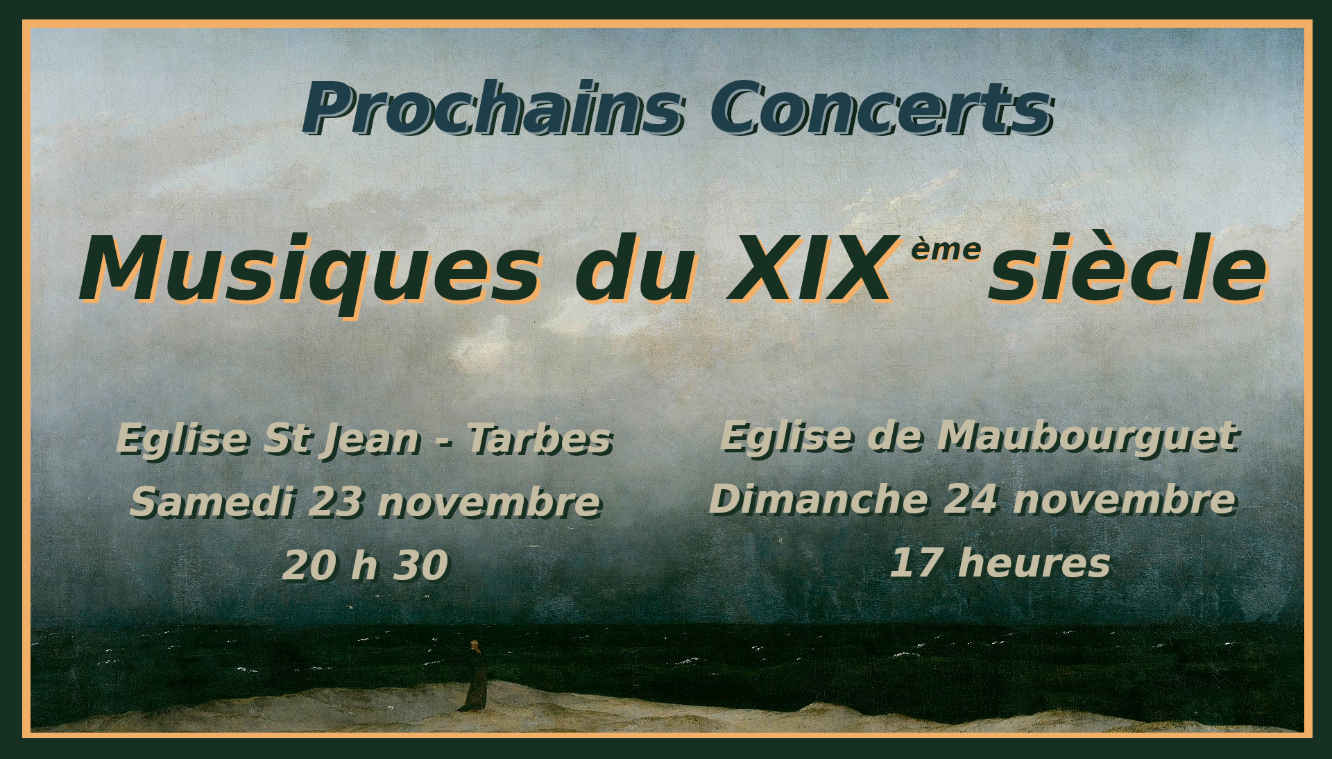 Affiche concert Romantique